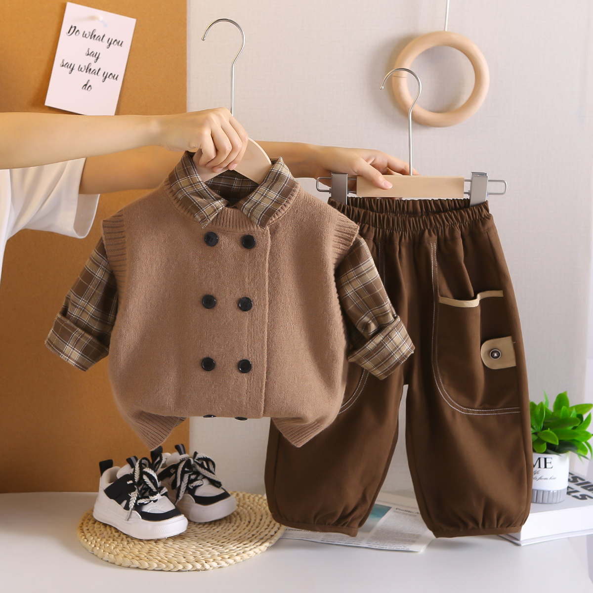 Compleu 3 piese Maro Baieti Ruben1