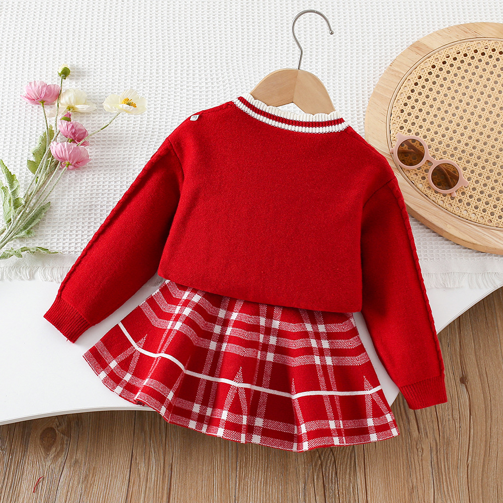 Compleu Rosu Fetite Ivona