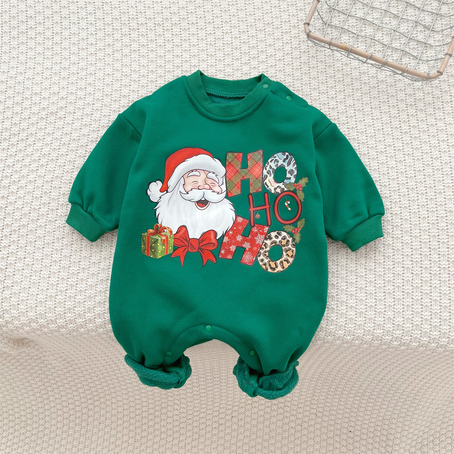 Salopeta Verde Baieti de Craciun