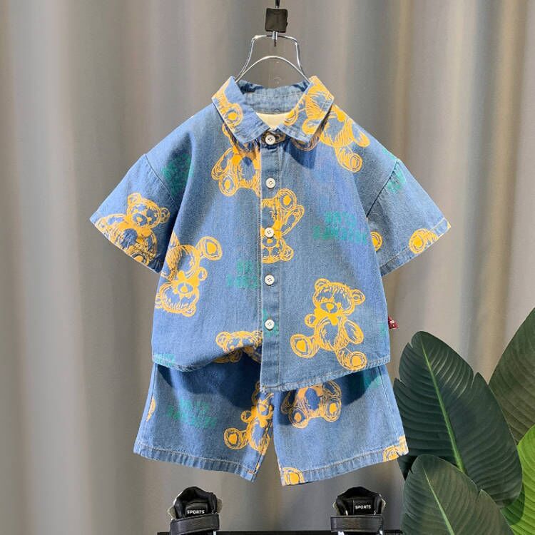 Compleu 2 Piese Băieți Denim Thomas