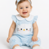 Salopetă Albastră Fetițe Cute Kitty Natalia