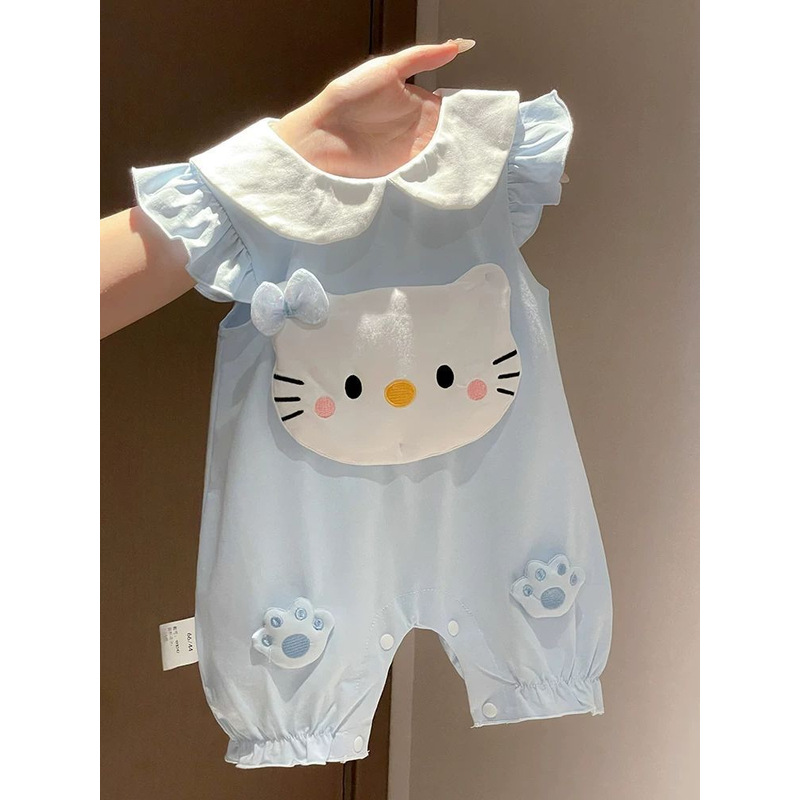 Salopetă Albastră Fetițe Cute Kitty Natalia1